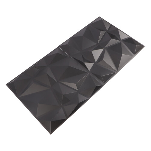 12 Stück 3D-Wandpaneele im Diamant-Design, 2