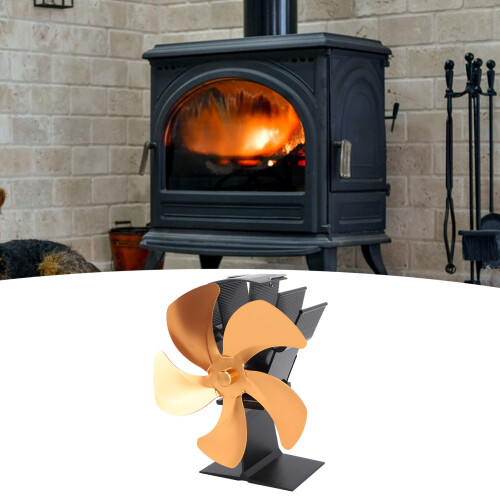 5-Blatt-Wärmebetriebener Ofenventilator,