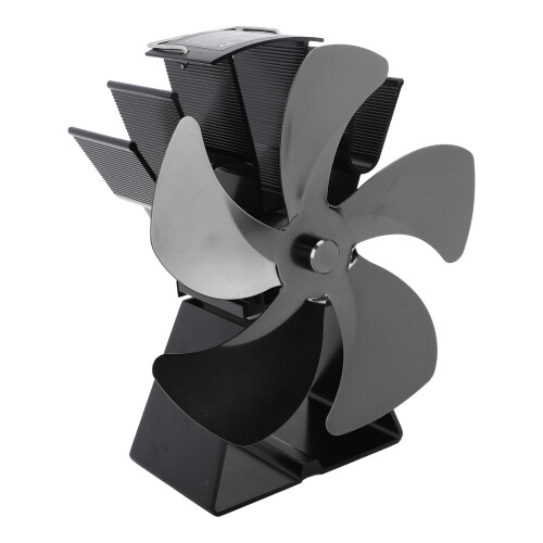 Holzofenventilator, 5 Flügel, Kaminventilator, 1