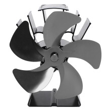 Holzofenventilator, 5 Flügel, Kaminventilator,