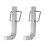 2 Stück Premium Snap L Pins Stahl Snap L Pins 1