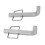 2 Stück Premium Snap L Pins Stahl Snap L Pins 8