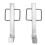2 Stück Premium Snap L Pins Stahl Snap L Pins 4