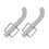 2 Stück Premium Snap L Pins Stahl Snap L Pins 13