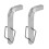 2 Stück Premium Snap L Pins Stahl Snap L Pins 5