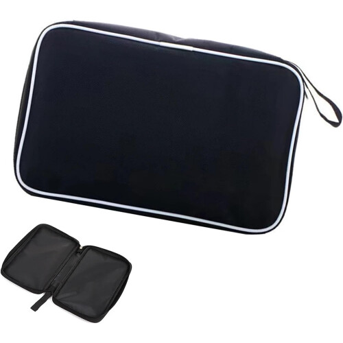 Table Tennis Rackets Bag Rectangular Paddle Case Dustproof Storage Bag Hand Strap Portable For Table Tennis Bat 1