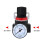 1/4 Inch Air Pressure Regulator Control for Compressor Pumps with Gauge Adjustable PC 10mm Connection 4