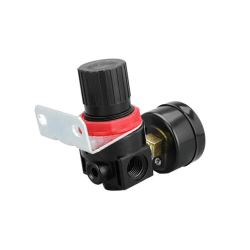1/4 Inch Air Pressure Regulator Control for Compressor Pumps with Gauge Adjustable PC 10mm Connection 2