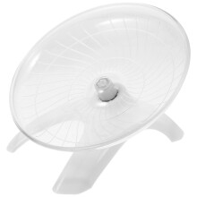 Hamster Wheel Large Chinchilla Toy with Quiet Wheel for Pet Exercises Guinea Pig Rat Home Decoration White