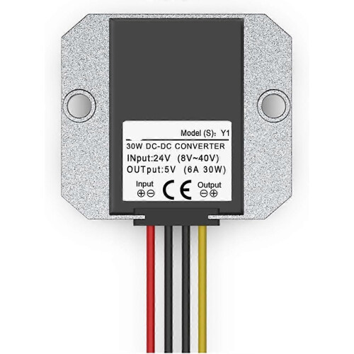 24V to 5V DCDC Stepdown Modul Converter 8V40V Input, 10A Output, Constant Voltage Power Converter 1