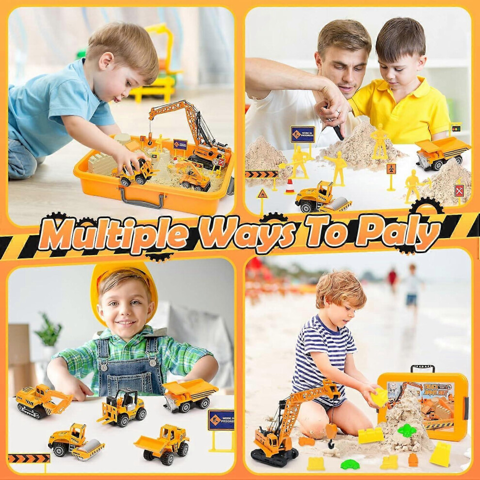 Construction Sandbox Toys 's Sand Kit, 3.1lbs Sand, Tower Crane, 5 ...