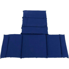 Wheelchair Cushion with Integrated Back Support Washable Polyester Cotton Blue Sciatica Relief Back Pain