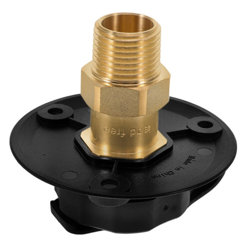 Rv Water Inlet Connection with Leak Flange and Filter for Camper Trailers and Use Quick Installation Threaded Interface for Reliable Performance