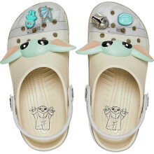 (Womens 10/Mens 8)Crocs Adult Star Wars Baby Yoda Grogu Classic Clogs