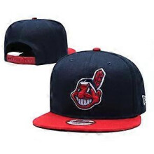 (Cleveland Indians 2) Cleveland Indians Cap Hat Snap Back New Adjustable Embroidered Logo Baseball Cap
