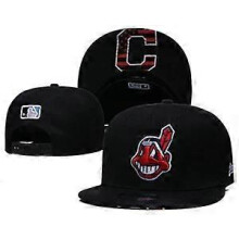 (Cleveland Indians-5) Cleveland Indians Cap Hat Snap Back New Adjustable Embroidered Logo Baseball Cap
