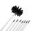 Chimney Cleaning Brush for Drill, Nylon Sweep Kit, Temp Resistant, Efficient Soot Removal 1