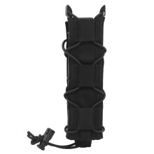 MP5 MP7 Magazine Pouch MOLLE Airsoft 9mm .45 Long Single Mag Holder Quick Release Clip BK