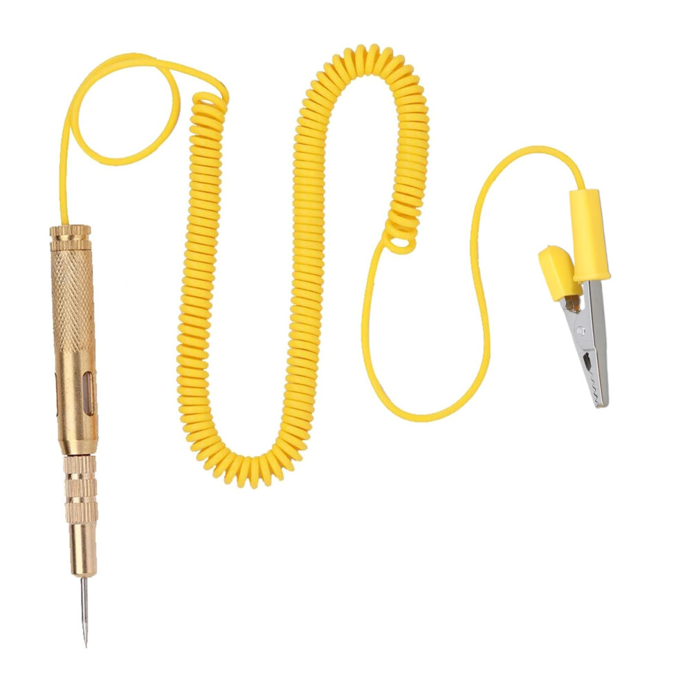 Heavy Duty Automobile Circuit Tester 624V Test With Alligators Clip Circuit Tester For Car Motorcycles Car Battery Tester Pen Light 9412369897213