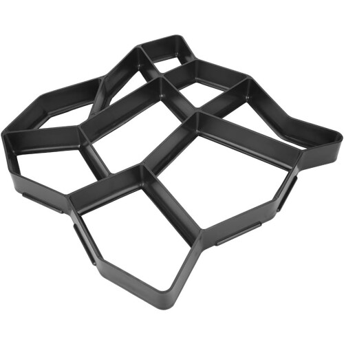 Garden Pavement Stone Mold DIY, Durable PP, Reusable, Irregular Pattern For Cement Path And Garden Decor 1