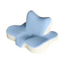 Oreiller ergonomique en mousse à mémoire de forme pour le- Bleu