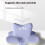 Oreiller ergonomique en mousse à mémoire de forme pour le- Bleu 3