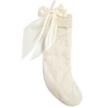 Noeuds chaussettes suspendues de noël cheminées bas de noël-1