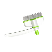 Peigne de démêlage pour animaux de-Peigne amélioré blanc et vert