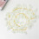 Solid Silk Cloth Hanging Vine Decoration For Themed-White 5