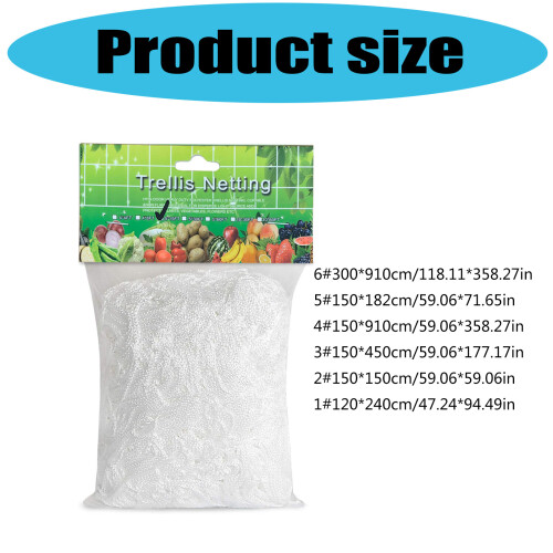 Schweres Polyester-Pflanzengitternetz für Tomaten- und-4x8ft 2