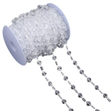 Clear Plastic Bead Chain For Handmade-Large beads and bead