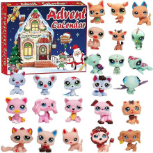 Christmas 24 Days Cartoon Doll Blind Box Countdown Calendar Blind Box Decoration Christmas Blind Box Toy