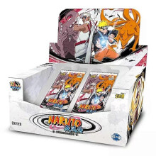 (18packsperboxA) KAYOU Genuine Naruto Cards Box Anime Figure Card Booster Pack Sasuke Collection Flash Card Toy Birthday Christmas Gift for Kids