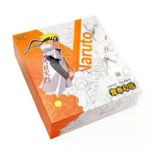(1BOX) KAYOU Genuine Naruto Cards Box Anime Figure Card Booster Pack Sasuke Collection Flash Card Toy Birthday Christmas Gift for Kids
