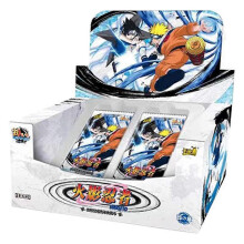 (18packsperboxG) KAYOU Genuine Naruto Cards Box Anime Figure Card Booster Pack Sasuke Collection Flash Card Toy Birthday Christmas Gift for Kids