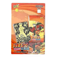 (1BOXD) KAYOU Genuine Naruto Cards Box Anime Figure Card Booster Pack Sasuke Collection Flash Card Toy Birthday Christmas Gift for Kids