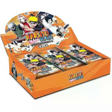 (36packsperboxB) KAYOU Genuine Naruto Cards Box Anime Figure Card Booster Pack Sasuke Collection Flash Card Toy Birthday Christmas Gift for Kids
