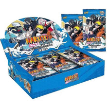 (36packsperboxE) KAYOU Genuine Naruto Cards Box Anime Figure Card Booster Pack Sasuke Collection Flash Card Toy Birthday Christmas Gift for Kids