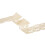 Spitzenband, Baumwollfaden, 9,1 m, Beige, 13