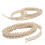 Spitzenband, Baumwollfaden, 20 Yards, Beige, 8