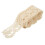 Spitzenband, Baumwollfaden, 9,1 m, Beige, 1