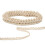 Spitzenband, Baumwollfaden, 20 Yards, Beige, 11