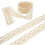 Spitzenband, Baumwollfaden, 9,1 m, Beige, 11