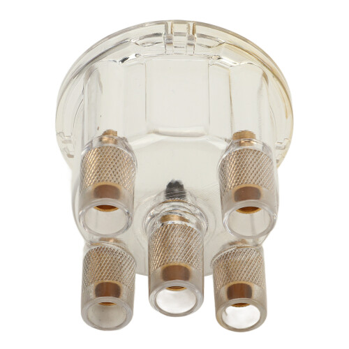 Ignition Distributor Cap, Spark Display Enabled Transparent Distributor Cap for Air-Cooled Classic VW, Durable Replacement Part with Quick and Easy 1