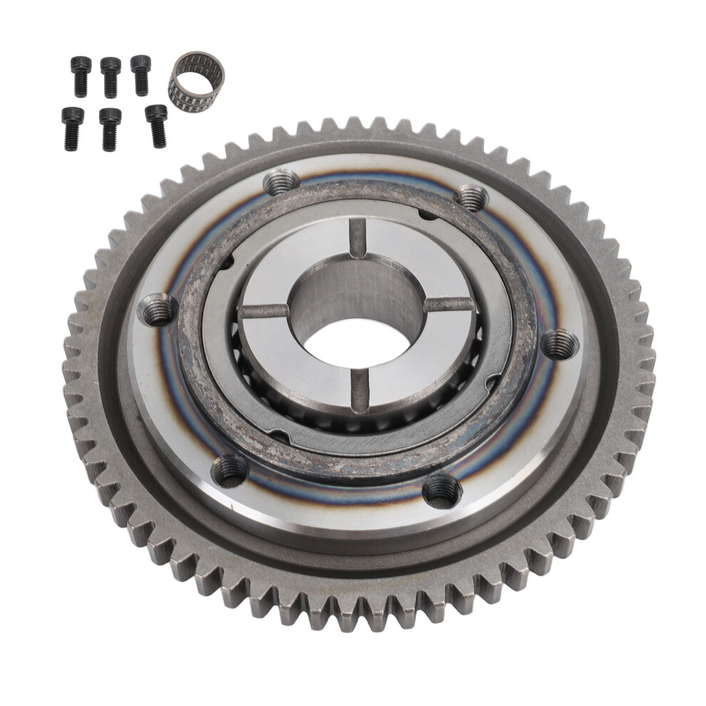 Idler Gear For Yamaha Atv Starter System, One Way Gear Bearing Gasket Starter Starting Clutch Kit, Perfect Replace For Original Factory Part 6 Months 9190834559216