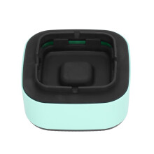 Smokeless Ashtray with Flame Retardant Material, Portable Smoke Remover for Indoor Home Office (Green)