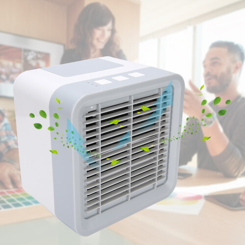 Multi-Function Air Cooler For Personal Spaces, Combining Evaporative Water Filter And Ice Cooling Technology 2