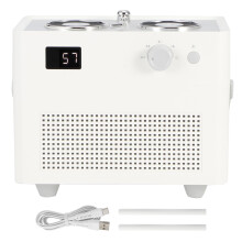 Ultralyd aromadiffuser, Bluetooth-høyttalerfukter for rolige rom på soverom, arbeidsrom, stue, nanometerfin tåke fremmer hydrering, RGB