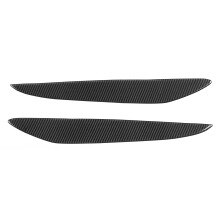 Koplampafdekking voor Mazda3 2010-2013, koplampwenkbrauw van koolstofvezel met zelfklevende bevestiging, slijtvast en waterdicht.