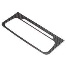 Weicher Carbonfaser-Luftauslass-Abdeckungsrahmen für V60/S60 2010-2018 Schwarz